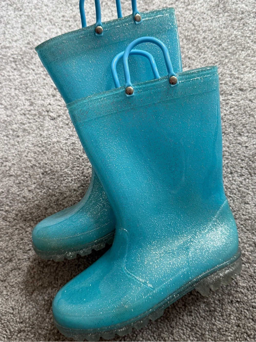 Kids Sparkle Rain Boots